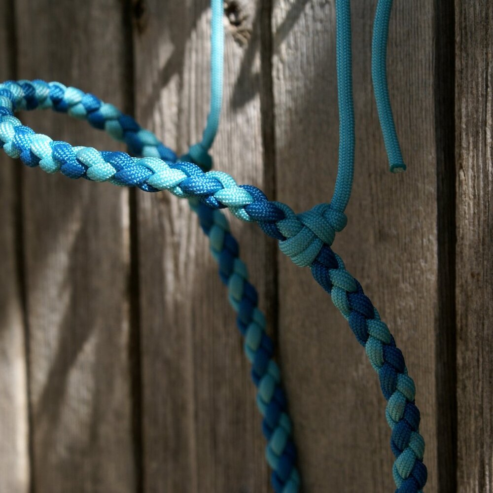 Handmade Braided Paracord Western Horse Training Cavesson/Caveson Noseband - Picture 6 of 7